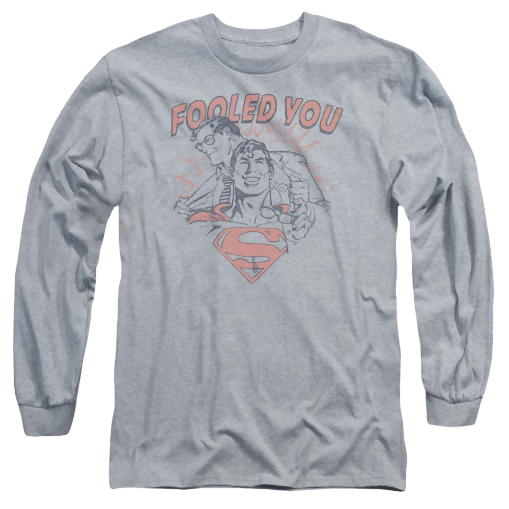 DC Comics Fooled You - Men's Long Sleeve T-Shirt Men's Long Sleeve T-Shirt Superman   