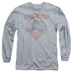 DC Comics Fooled You - Men's Long Sleeve T-Shirt Men's Long Sleeve T-Shirt Superman   