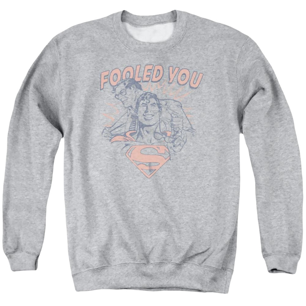 DC Comics Fooled You - Men's Crewneck Sweatshirt Men's Crewneck Sweatshirt Superman   