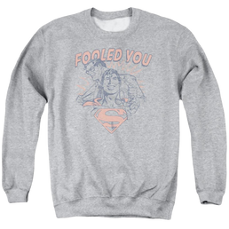 DC Comics Fooled You - Men's Crewneck Sweatshirt Men's Crewneck Sweatshirt Superman   