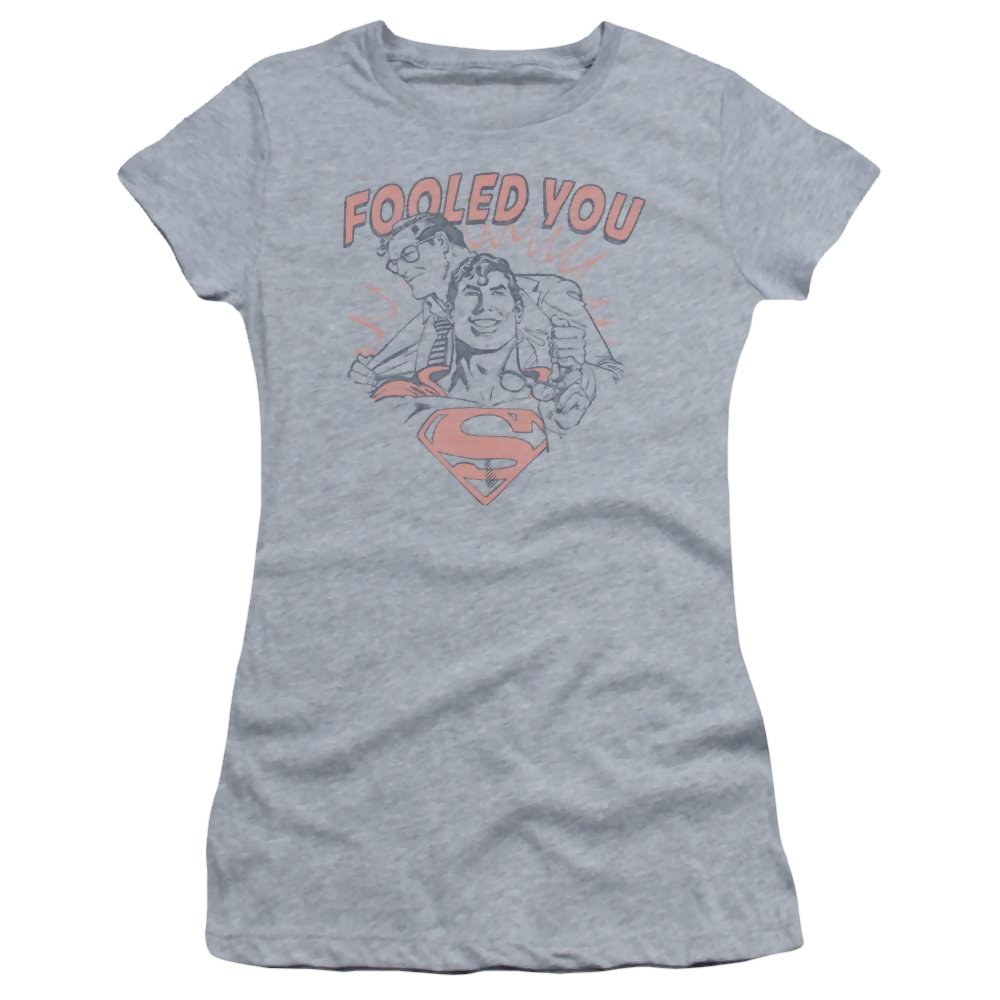 DC Comics Fooled You - Juniors T-Shirt Juniors T-Shirt Superman   