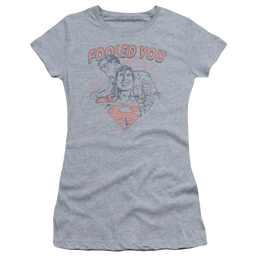 DC Comics Fooled You - Juniors T-Shirt Juniors T-Shirt Superman   