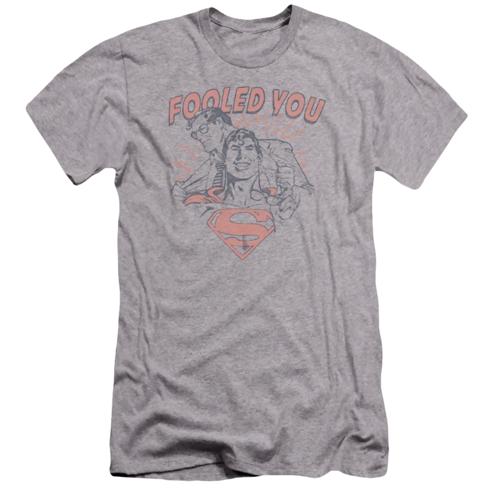DC Comics Fooled You - Men's Premium Slim Fit T-Shirt Men's Premium Slim Fit T-Shirt Superman   
