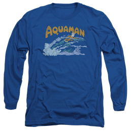 Aquaman Aqua Swim - Men's Long Sleeve T-Shirt Men's Long Sleeve T-Shirt Aquaman   