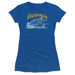 Aquaman Aqua Swim - Juniors T-Shirt Juniors T-Shirt Aquaman   