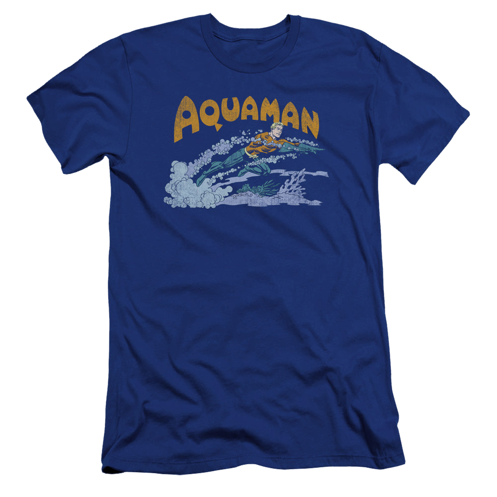 Aquaman Aqua Swim - Men's Premium Slim Fit T-Shirt Men's Premium Slim Fit T-Shirt Aquaman   