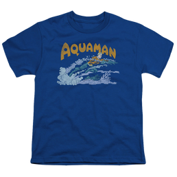 Aquaman Aqua Swim - Youth T-Shirt Youth T-Shirt (Ages 8-12) Aquaman   