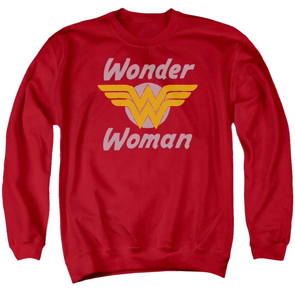 DC Comics Wonder Wings - Men's Crewneck Sweatshirt Men's Crewneck Sweatshirt Wonder Woman   