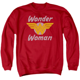 DC Comics Wonder Wings - Men's Crewneck Sweatshirt Men's Crewneck Sweatshirt Wonder Woman   