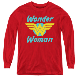 Wonder Woman Wonder Wings - Youth Long Sleeve T-Shirt Youth Long Sleeve T-Shirt Wonder Woman   