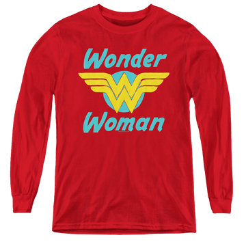Wonder Woman Wonder Wings - Youth Long Sleeve T-Shirt Youth Long Sleeve T-Shirt Wonder Woman   
