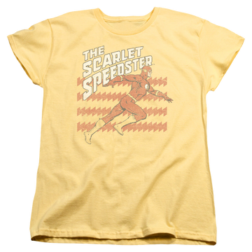 Banana women's t-shirt with The Flash Scarlet Speedster graphic