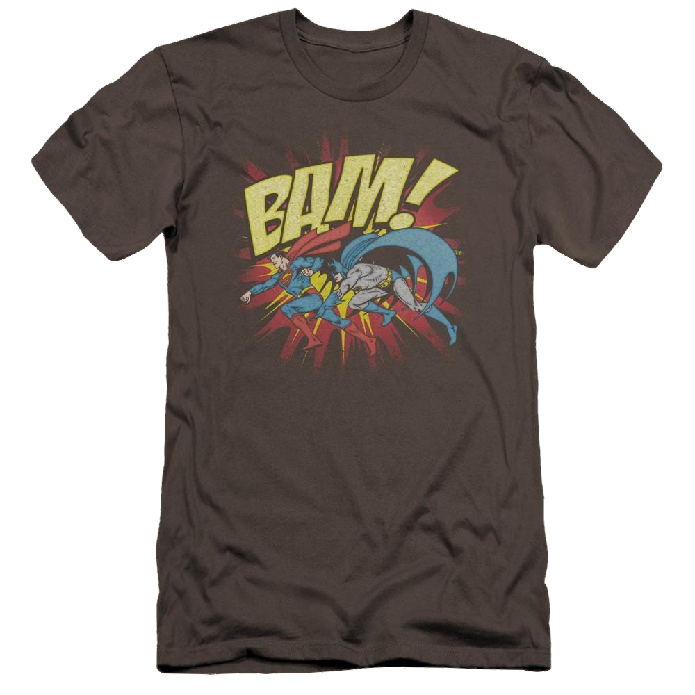 Dc Bam Premium Adult Slim Fit T-Shirt Men's Premium Slim Fit T-Shirt Superman   