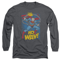 DC Comics No Way - Men's Long Sleeve T-Shirt Men's Long Sleeve T-Shirt Superman   