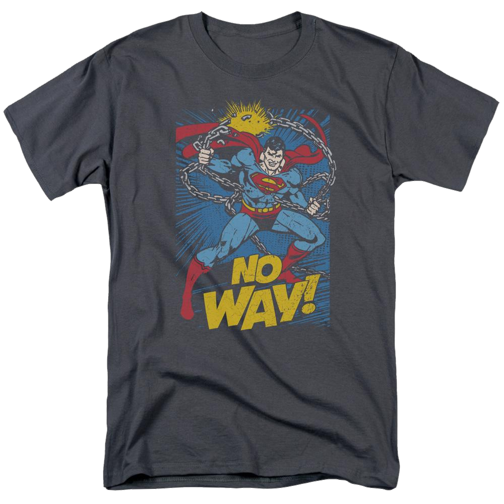 DC Comics No Way - Men's Regular Fit T-Shirt Men's Regular Fit T-Shirt Superman   