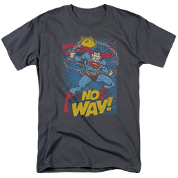 DC Comics No Way - Men's Regular Fit T-Shirt Men's Regular Fit T-Shirt Superman   