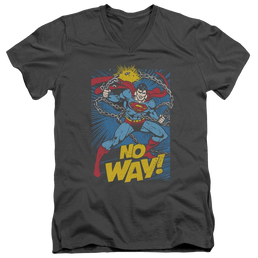 DC Comics No Way - Men's V-Neck T-Shirt Men's V-Neck T-Shirt Superman   