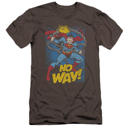 DC Comics No Way - Men's Premium Slim Fit T-Shirt Men's Premium Slim Fit T-Shirt Superman   