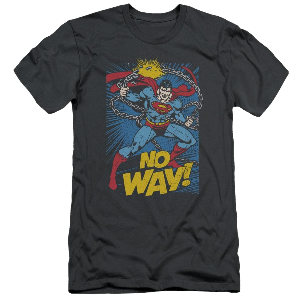 DC Comics No Way - Men's Slim Fit T-Shirt Men's Slim Fit T-Shirt Superman   