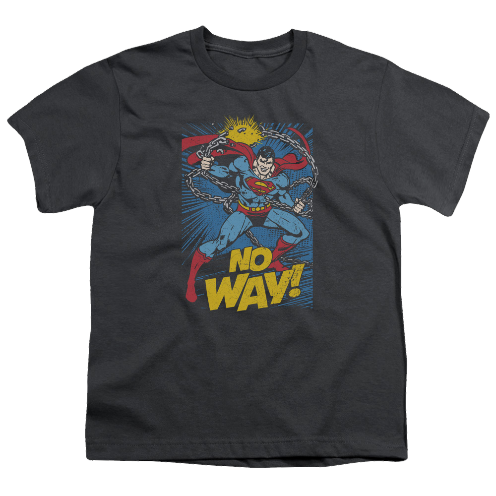 Superman No Way - Youth T-Shirt Youth T-Shirt (Ages 8-12) Superman   