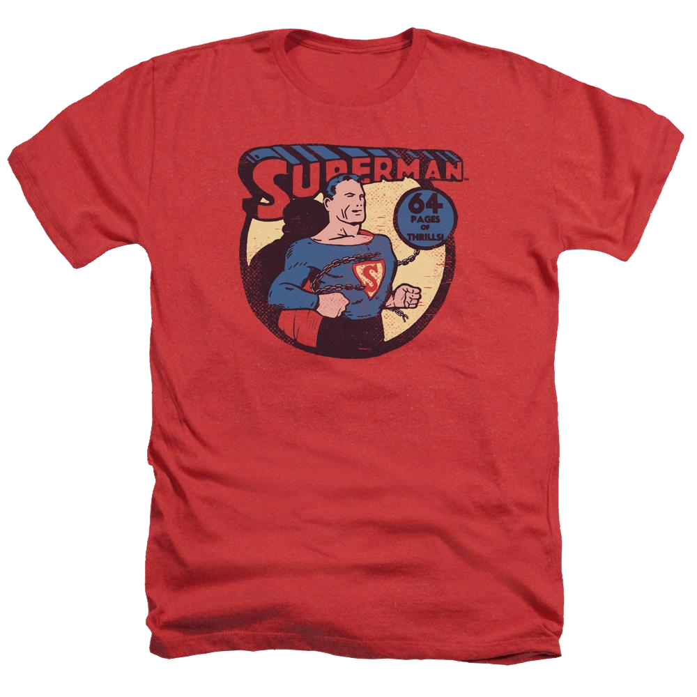 DC Comics Superman 64 - Men's Heather T-Shirt Men's Heather T-Shirt Superman   
