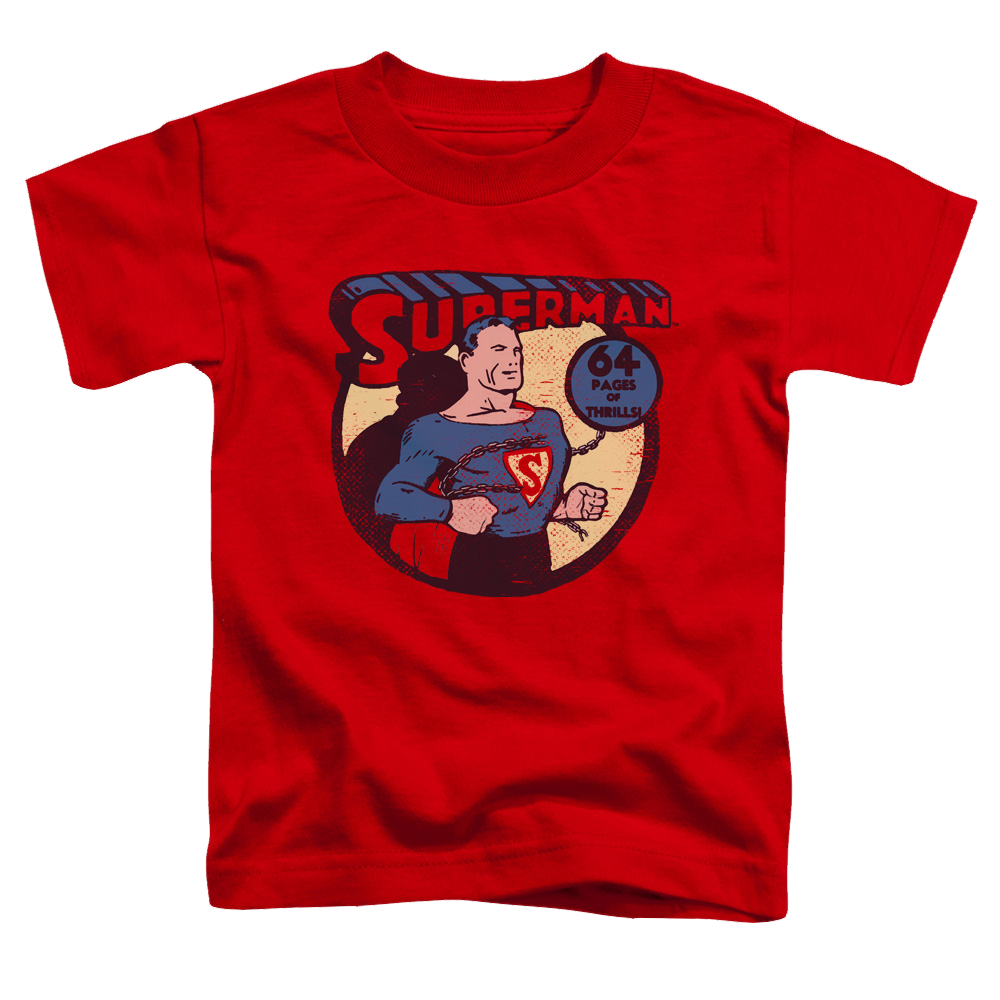 Superman Man of Steel Superman 64 - Kid's T-Shirt Kid's T-Shirt (Ages 4-7) Superman   