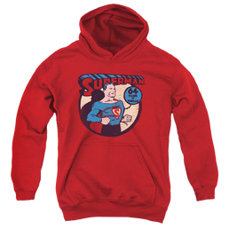 Superman Man of Steel Superman 64 - Youth Hoodie Youth Hoodie (Ages 8-12) Superman   