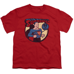 Superman Man of Steel Superman 64 - Youth T-Shirt Youth T-Shirt (Ages 8-12) Superman   