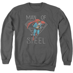 DC Comics Hardened Heart - Men's Crewneck Sweatshirt Men's Crewneck Sweatshirt Superman   