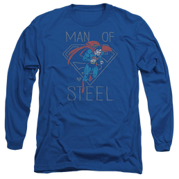 DC Comics Hardened Heart - Men's Long Sleeve T-Shirt Men's Long Sleeve T-Shirt Superman   