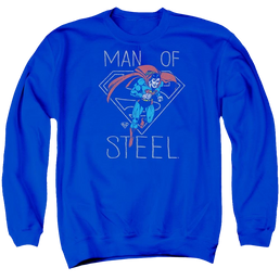 DC Comics Hardened Heart - Men's Crewneck Sweatshirt Men's Crewneck Sweatshirt Superman   