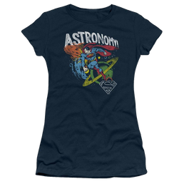 DC Comics Astronomy - Juniors T-Shirt Juniors T-Shirt Superman   