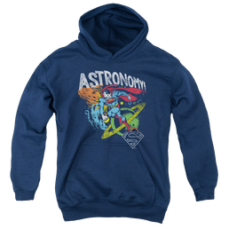 Superman Astronomy - Youth Hoodie Youth Hoodie (Ages 8-12) Superman   