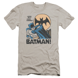 DC Comics Look Out - Men's Premium Slim Fit T-Shirt Men's Premium Slim Fit T-Shirt Batman   