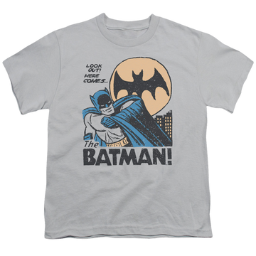 DC Batman Look Out - Youth T-Shirt Youth T-Shirt (Ages 8-12) Batman   