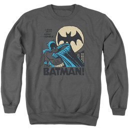 DC Comics Look Out - Men's Crewneck Sweatshirt Men's Crewneck Sweatshirt Batman   