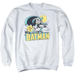 DC Comics Night Off - Men's Crewneck Sweatshirt Men's Crewneck Sweatshirt Batman   
