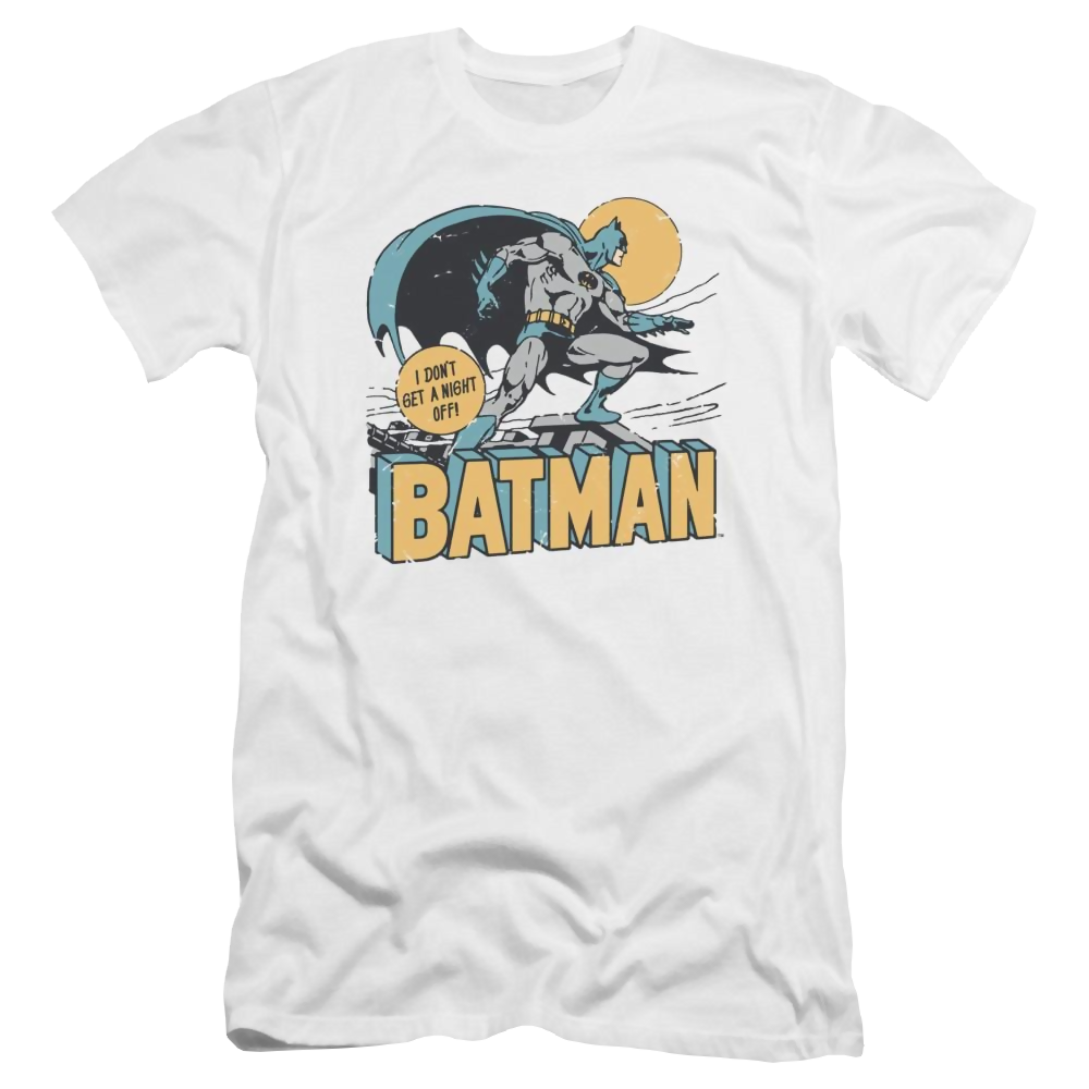 DC Comics Night Off - Men's Premium Slim Fit T-Shirt Men's Premium Slim Fit T-Shirt Batman   