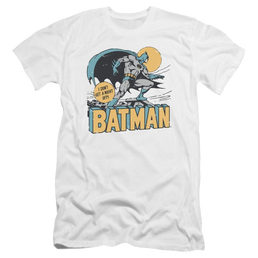 DC Comics Night Off - Men's Premium Slim Fit T-Shirt Men's Premium Slim Fit T-Shirt Batman   