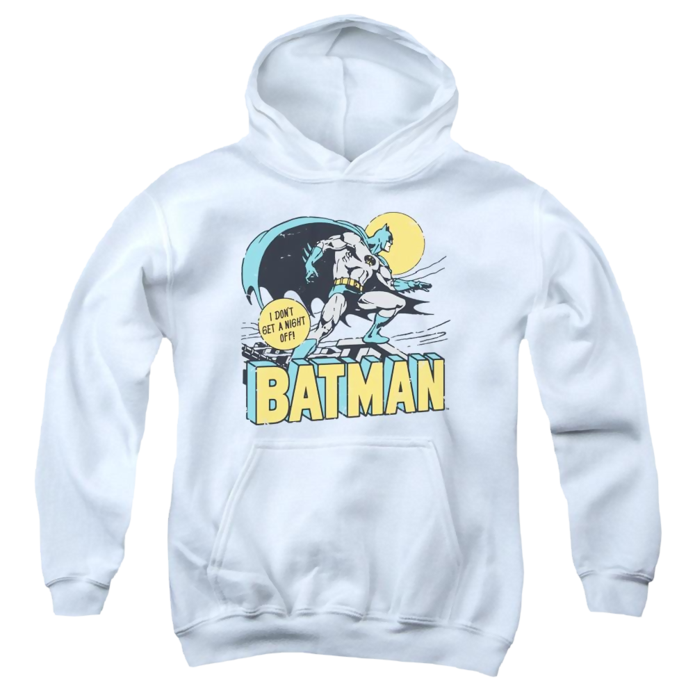 Dc Batman Night Off - Youth Hoodie Youth Hoodie (Ages 8-12) Batman   