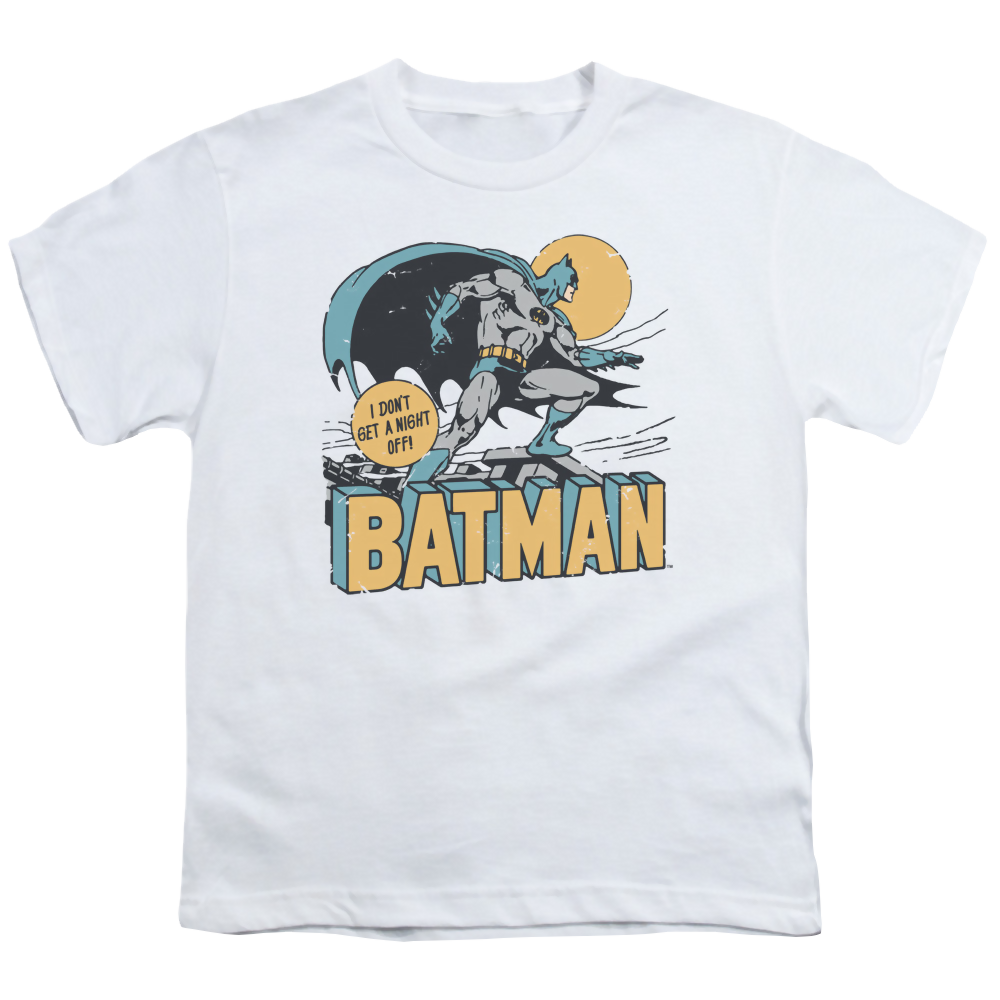 DC Batman Night Off - Youth T-Shirt Youth T-Shirt (Ages 8-12) Batman   