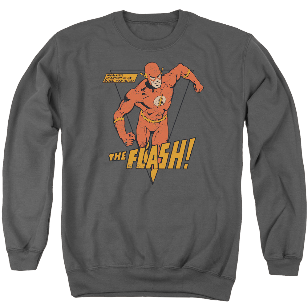 Flash, The Whirlwind - Men's Crewneck Sweatshirt Men's Crewneck Sweatshirt The Flash   