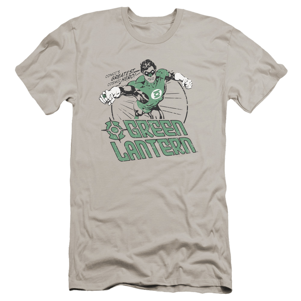 DC Comics Cosmic Hero - Men's Premium Slim Fit T-Shirt Men's Premium Slim Fit T-Shirt Green Lantern   