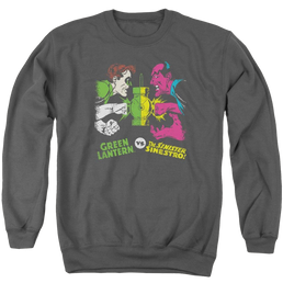 DC Comics Gl Vs Sinestro - Men's Crewneck Sweatshirt Men's Crewneck Sweatshirt DC Comics   