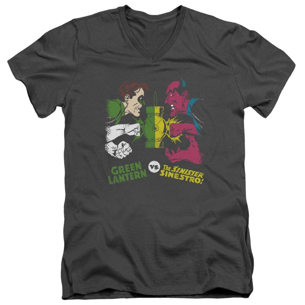 DC Comics Gl Vs Sinestro - Men's V-Neck T-Shirt Men's V-Neck T-Shirt DC Comics   