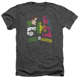 DC Comics Gl Vs Sinestro - Men's Heather T-Shirt Men's Heather T-Shirt DC Comics   