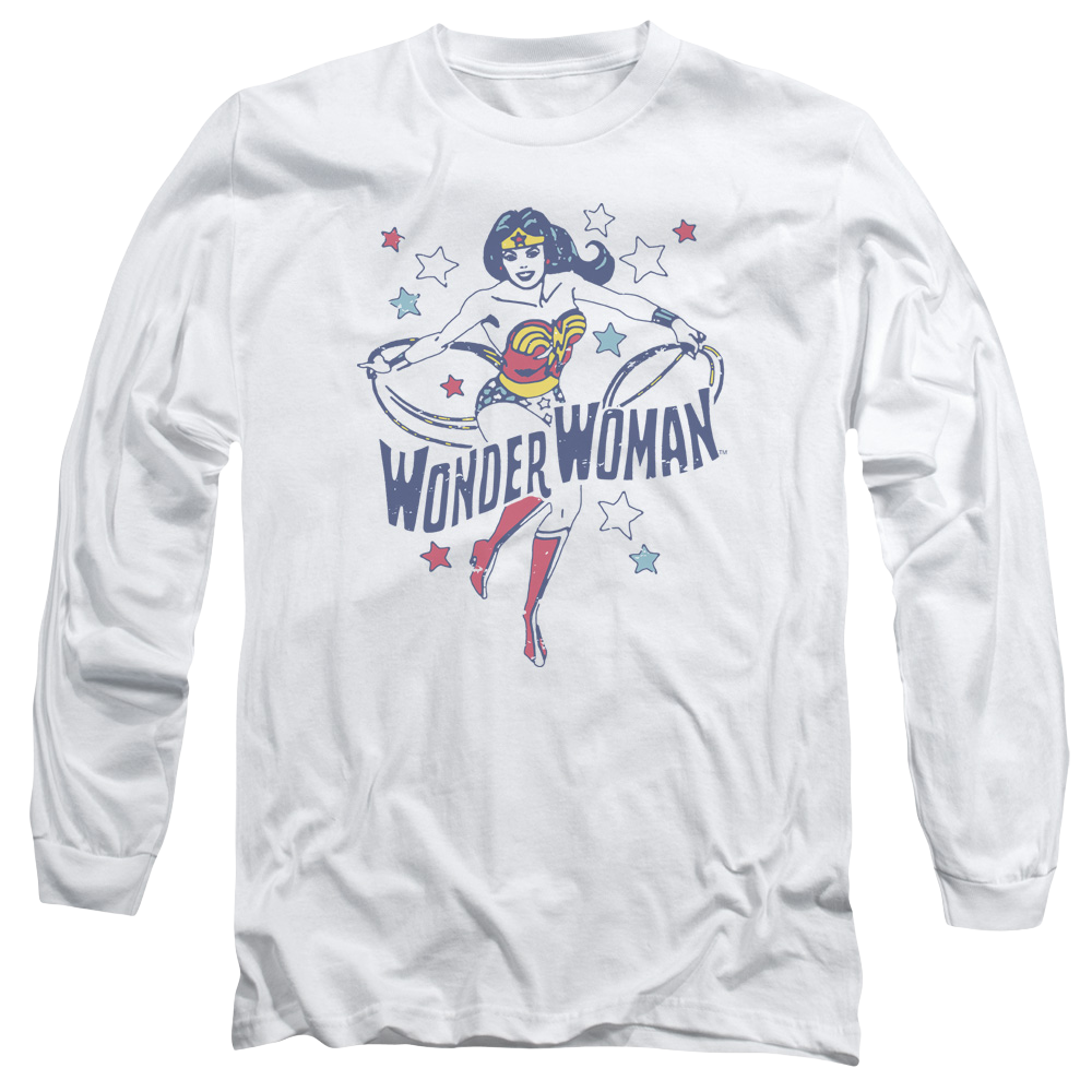 DC Comics Wonder Stars - Men's Long Sleeve T-Shirt Men's Long Sleeve T-Shirt Wonder Woman   