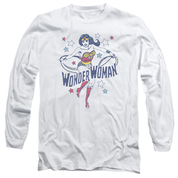 DC Comics Wonder Stars - Men's Long Sleeve T-Shirt Men's Long Sleeve T-Shirt Wonder Woman   