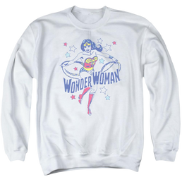 DC Comics Wonder Stars - Men's Crewneck Sweatshirt Men's Crewneck Sweatshirt Wonder Woman   