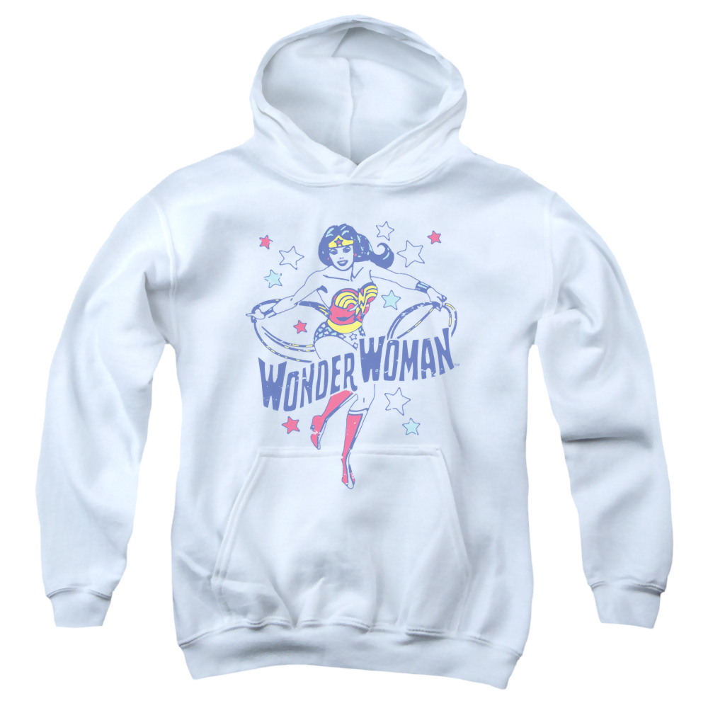 Wonder Woman Wonder Stars - Youth Hoodie Youth Hoodie (Ages 8-12) Wonder Woman   